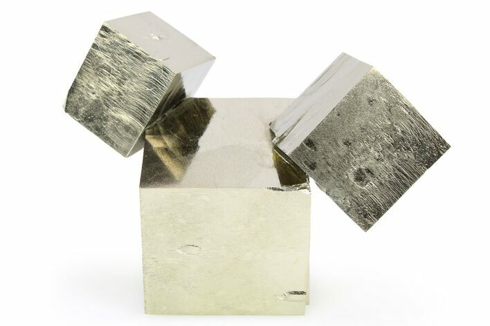 Natural Pyrite Cube Cluster - Spain #254666